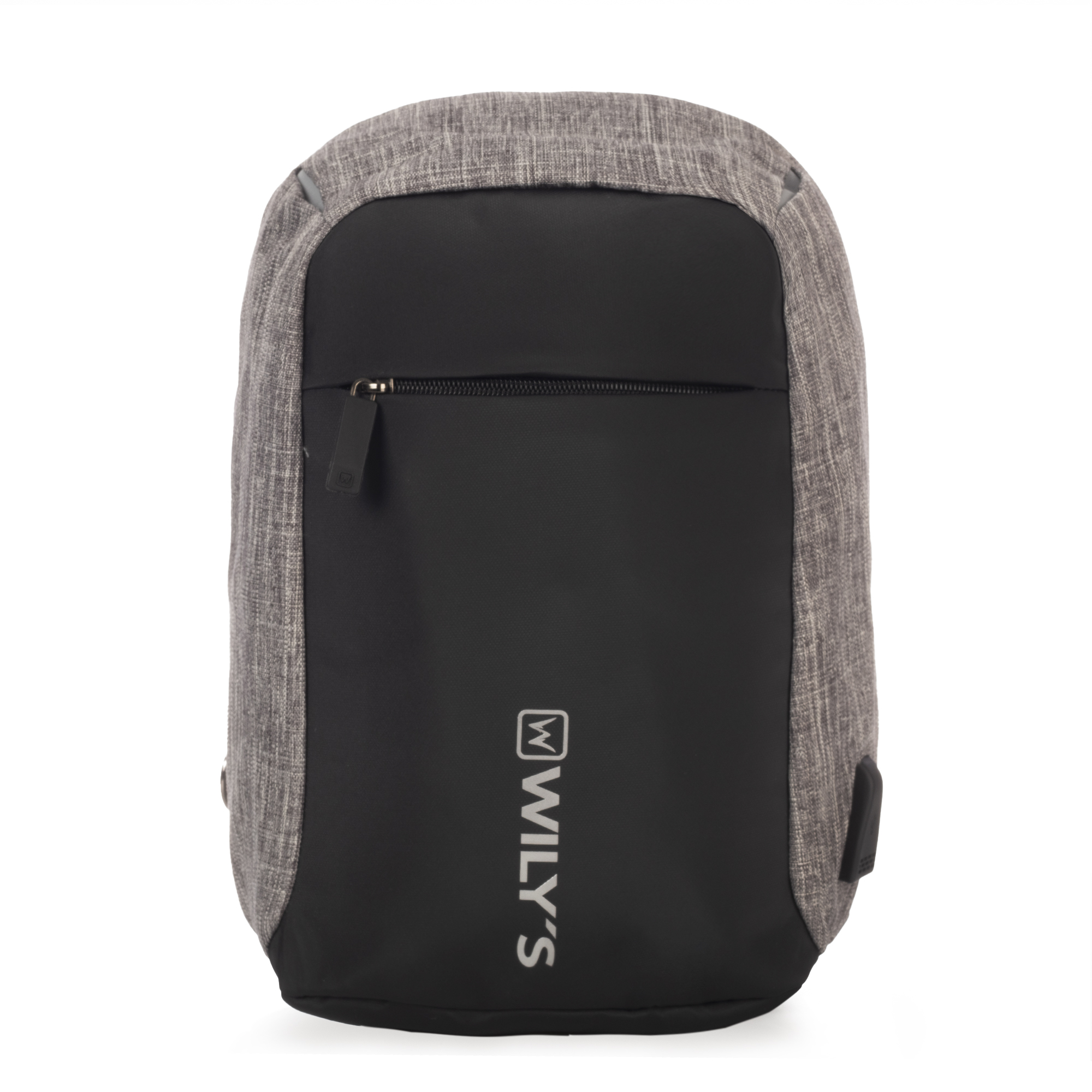 Foto 1 | Mochila Cruzada Gris Cierre Frontal Wilys