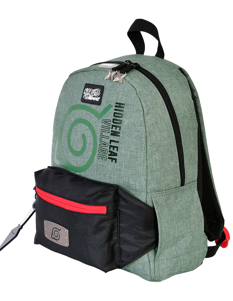 Foto 2 | Mini Mochila Aldea De La Hoja Con Cangurera Desmontable Naruto Edicion Limitada