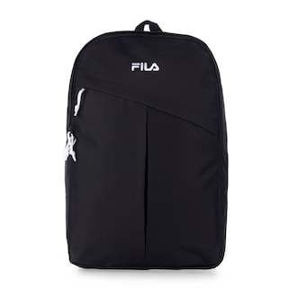 Foto 1 | Mochila Fila Negra Backpack Unisex Color Negro Diseño De La Tela Liso