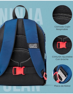 Foto 4 | Mini Mochila Sasuke Con Cangurera Desmontable Naruto Edicion Limitada