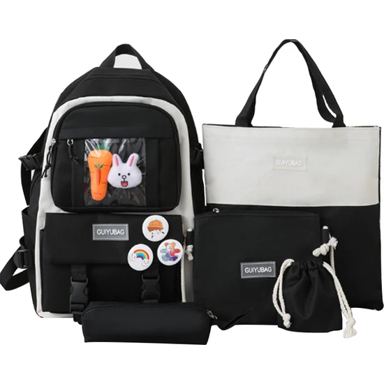 Foto 2 | Set De Mochilas Para Escuelas Al Aire Libre De Gran Capacidad, Nylon, Impermeable - Venta Internacional.
