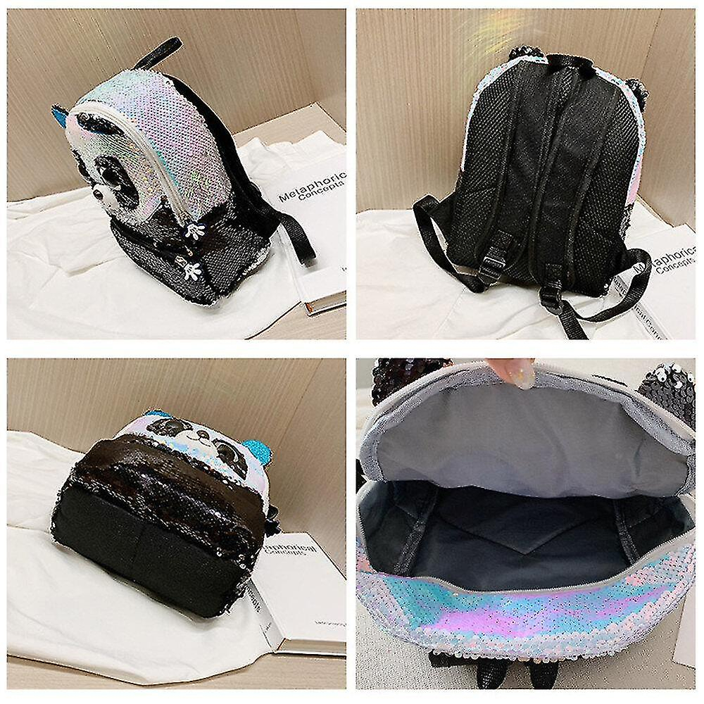 Foto 6 pulgar | Mochila Ortopédica Holográfica Huoguo Para Niñas En Edad Escolar - Venta Internacional.