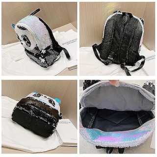Foto 5 | Mochila Ortopédica Holográfica Huoguo Para Niñas En Edad Escolar - Venta Internacional.
