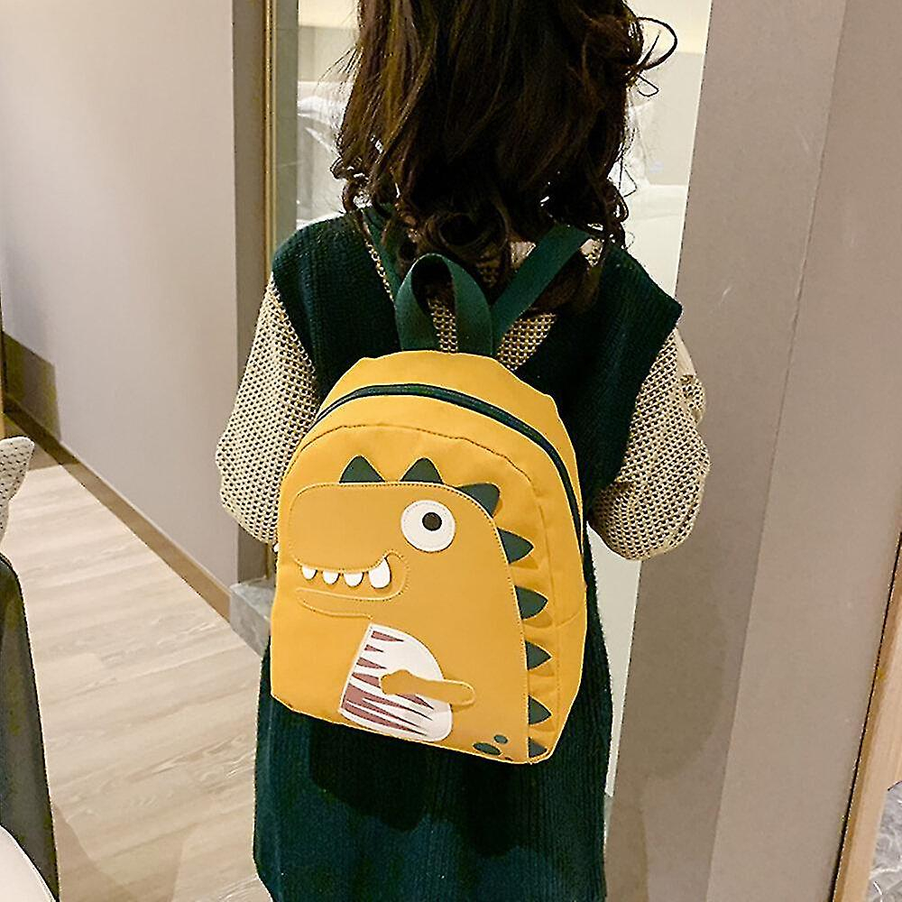 Foto 3 pulgar | Mochila Huoguo Kawaii De Nailon Con Dibujos Animados De Dinosaurios Para Jardín De Infantes - Venta Internacional.