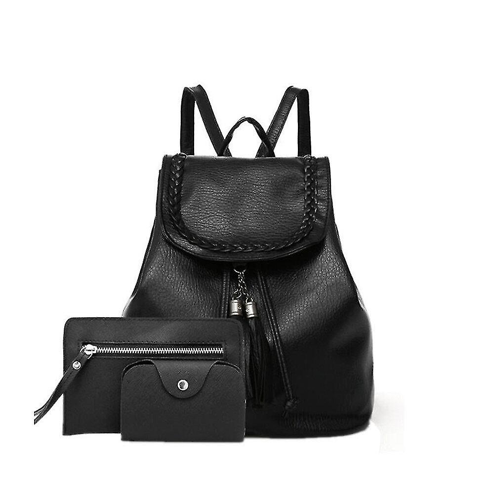 Foto 2 pulgar | Set De Mochilas Huoguo De Piel Sintética Para Mujeres Adolescentes En Edad Escolar - Venta Internacional.