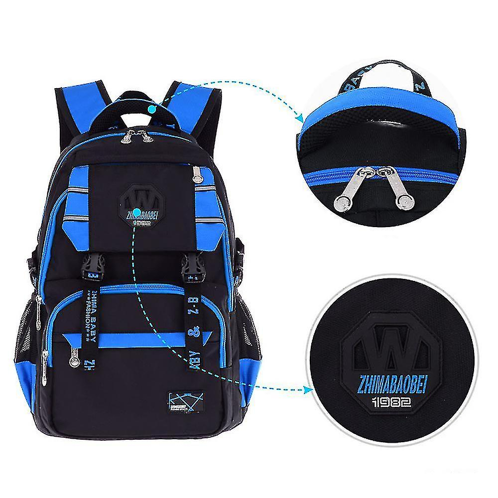 Foto 3 pulgar | Mochila Huoguo De Gran Capacidad Para Niños Impermeable - Venta Internacional.