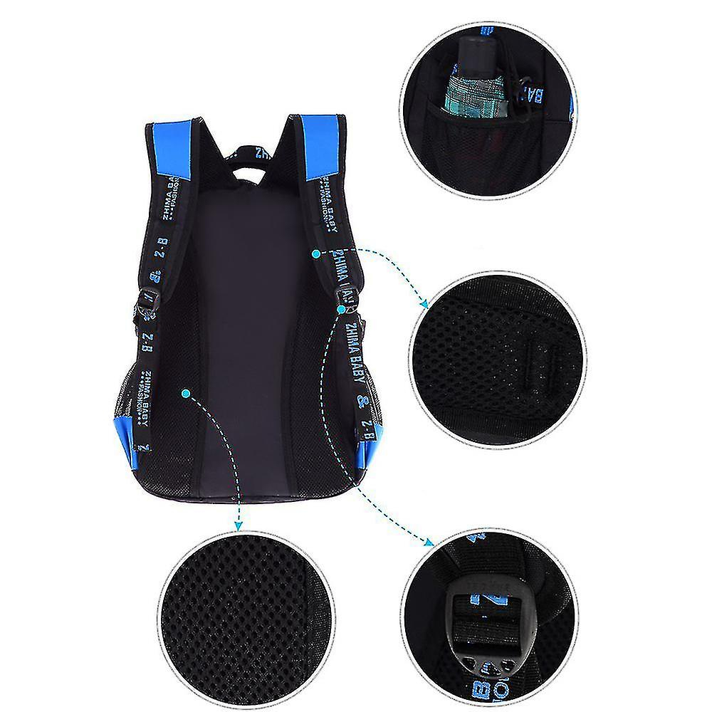 Foto 4 pulgar | Mochila Huoguo De Gran Capacidad Para Niños Impermeable - Venta Internacional.