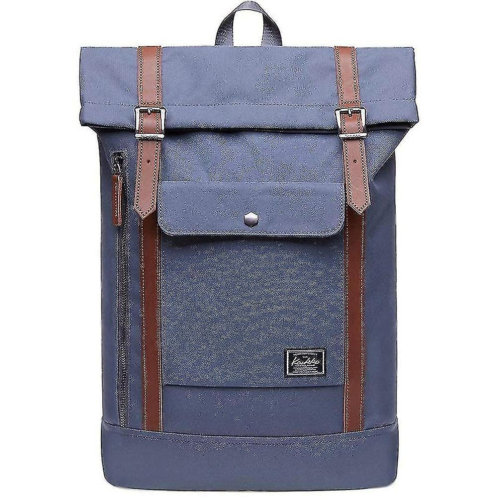 Foto 2 pulgar | Mochila Huoguo Para Ordenador Portátil De 12 Pulgadas Con Cremallera Lateral Para Hombre, Color Azul - Venta Interna