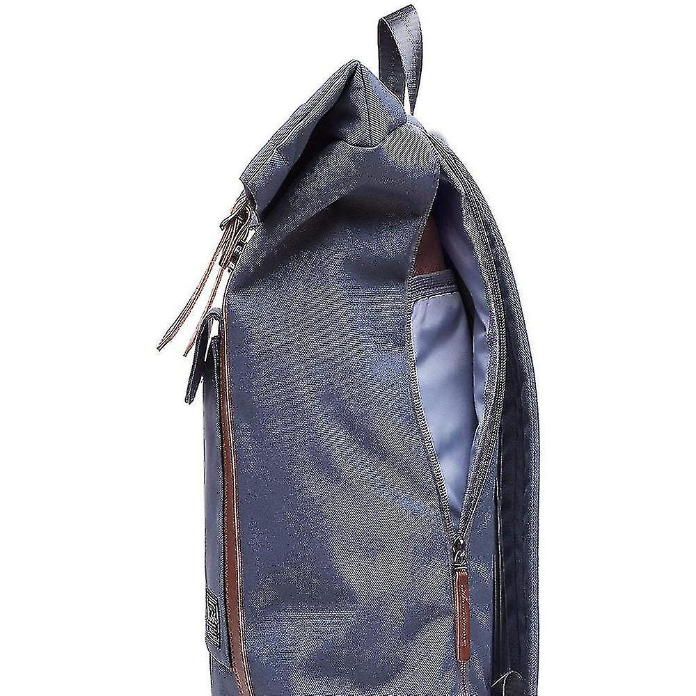 Foto 3 pulgar | Mochila Huoguo Para Ordenador Portátil De 12 Pulgadas Con Cremallera Lateral Para Hombre, Color Azul - Venta Interna