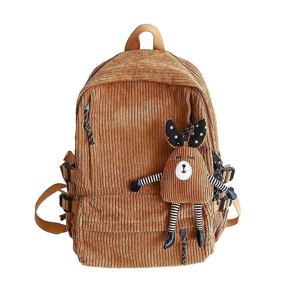 Foto 2 pulgar | Mochila Huoguo Harajuku School De Pana A Rayas Para Mujer, 0,48 Kg - Venta Internacional.