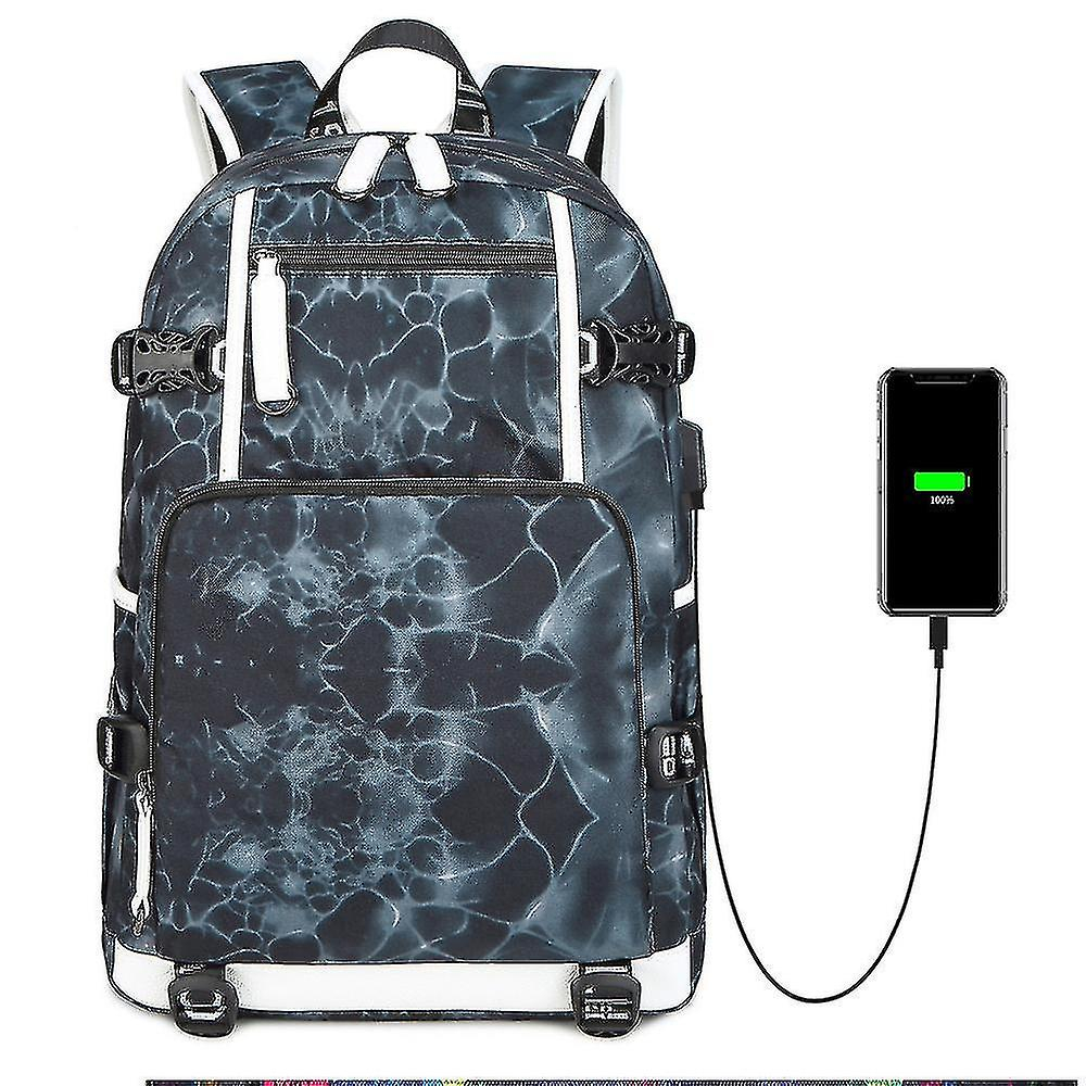 Foto 2 pulgar | Mochila Huoguo Bolsa De Viaje Impermeable Con Estampado Oxford - Venta Internacional.