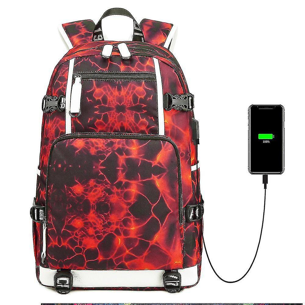 Foto 3 pulgar | Mochila Huoguo Bolsa De Viaje Impermeable Con Estampado Oxford - Venta Internacional.
