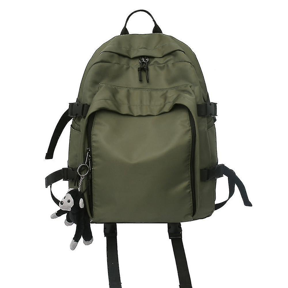 Foto 2 pulgar | Mochila Huoguo Bolsa De Nailon Para Viajes Al Aire Libre Para Mujer, Color Verde - Venta Internacional.