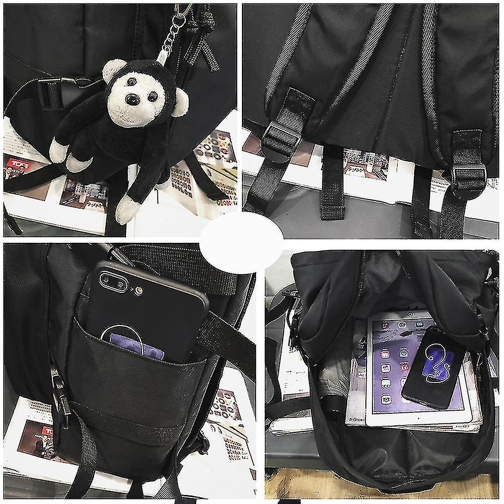 Foto 4 pulgar | Mochila Huoguo Bolsa De Nailon Para Viajes Al Aire Libre Para Mujer, Color Verde - Venta Internacional.