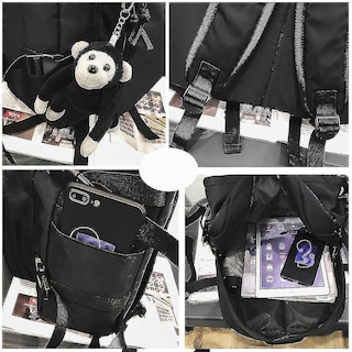 Foto 3 | Mochila Huoguo Bolsa De Nailon Para Viajes Al Aire Libre Para Mujer, Color Verde - Venta Internacional.
