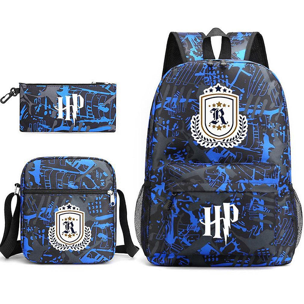 Foto 2 pulgar | Set De Mochilas Sanlin Beans Ravenclaw Anime Hp School Bag - Venta Internacional.