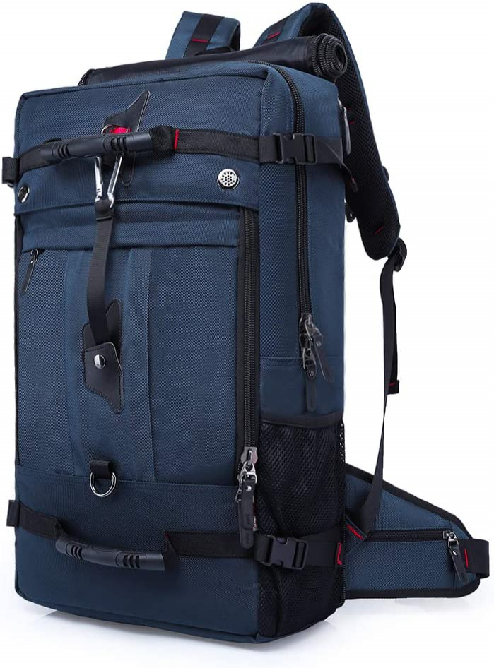 Mochila De Viaje Huoguo, Bolsa De Lona Convertible Duradera De 40 Litros - Venta Internacional.