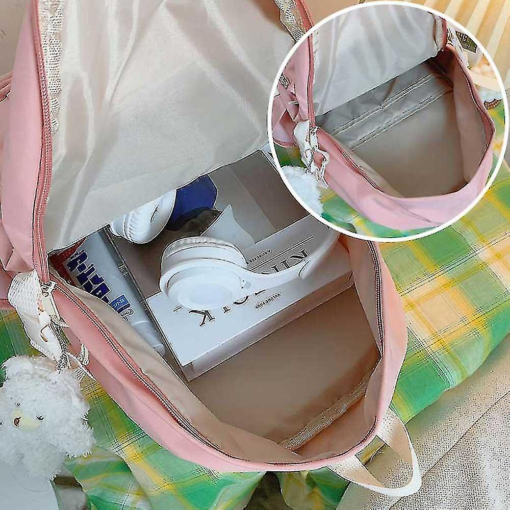 Foto 4 pulgar | Mochila Huoguo School Para Niñas, Mujeres Y Adolescentes, Verde, Impermeable - Venta Internacional.