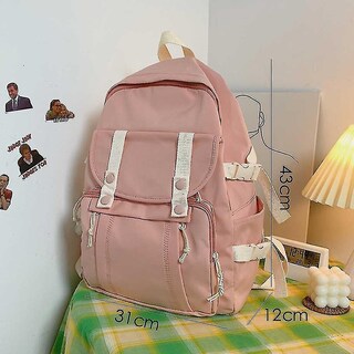Foto 4 | Mochila Huoguo School Para Niñas, Mujeres Y Adolescentes, Verde, Impermeable - Venta Internacional.