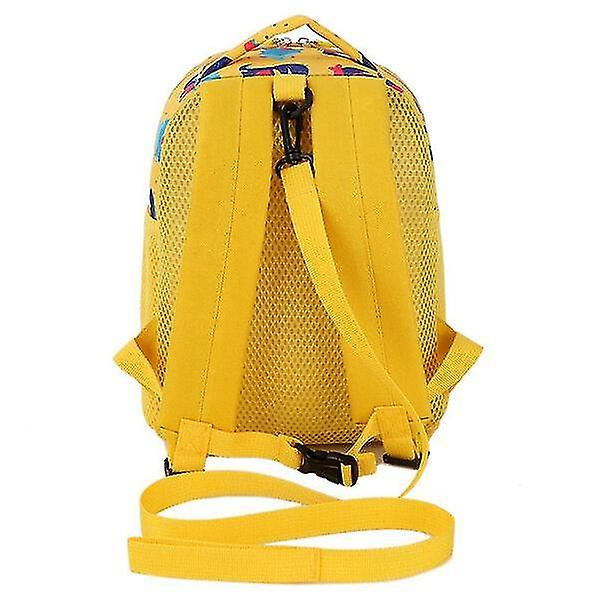 Foto 3 pulgar | Mochila Huoguo Con Dibujos Animados De Dinosaurios Para Niños, Antipérdida, Rosa - Venta Internacional.
