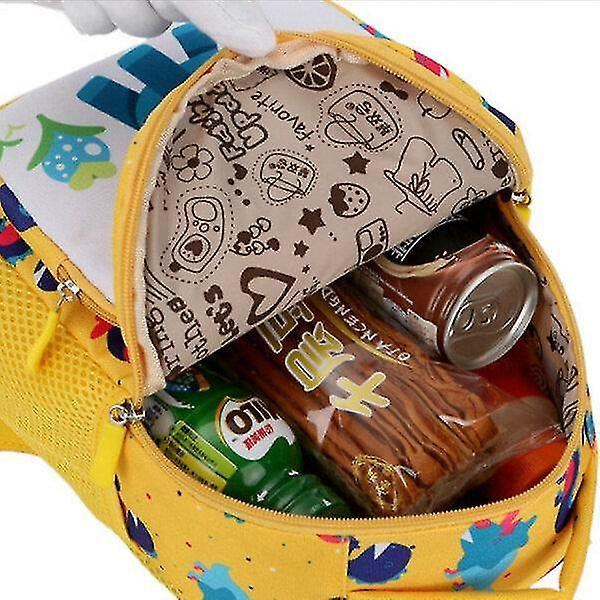Foto 6 pulgar | Mochila Huoguo Con Dibujos Animados De Dinosaurios Para Niños, Antipérdida, Rosa - Venta Internacional.