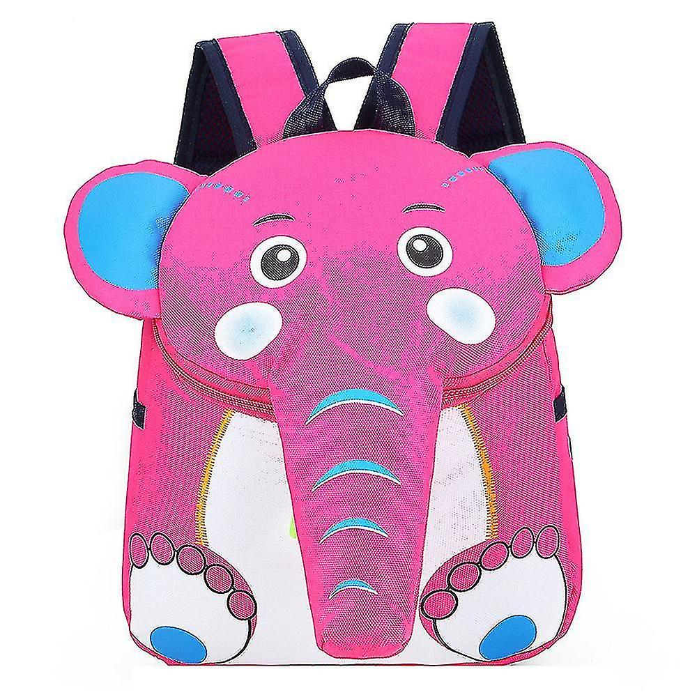 Foto 2 pulgar | Mochila Huoguo Preschool Elephant Para Niños De Nylon Rosa - Venta Internacional.