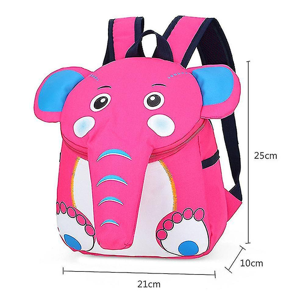Foto 6 pulgar | Mochila Huoguo Preschool Elephant Para Niños De Nylon Rosa - Venta Internacional.