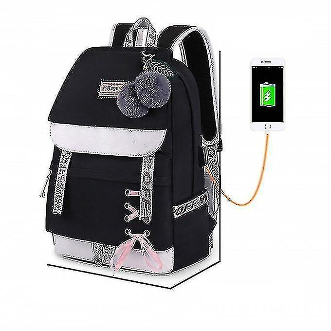 Foto 2 pulgar | Mochila Huoguo, Ergonómica, Unisex, De Nailon, Impermeable, Mochila Escolar - Venta Internacional.
