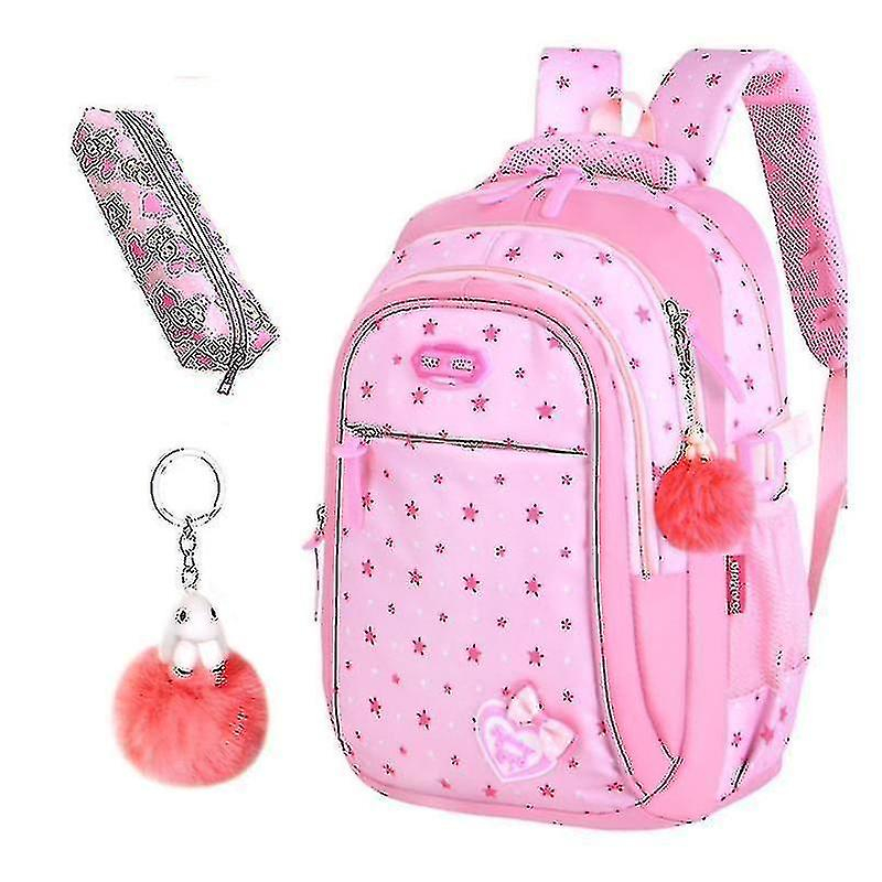 Foto 3 pulgar | Mochila Huoguo Elementary Stars Print Student Nylon Black - Venta Internacional.