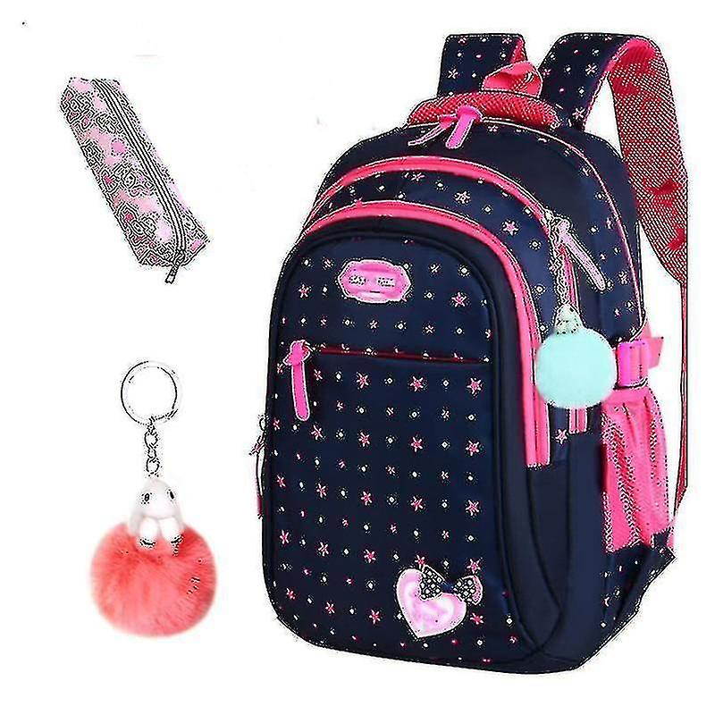 Foto 4 pulgar | Mochila Huoguo Elementary Stars Print Student Nylon Black - Venta Internacional.