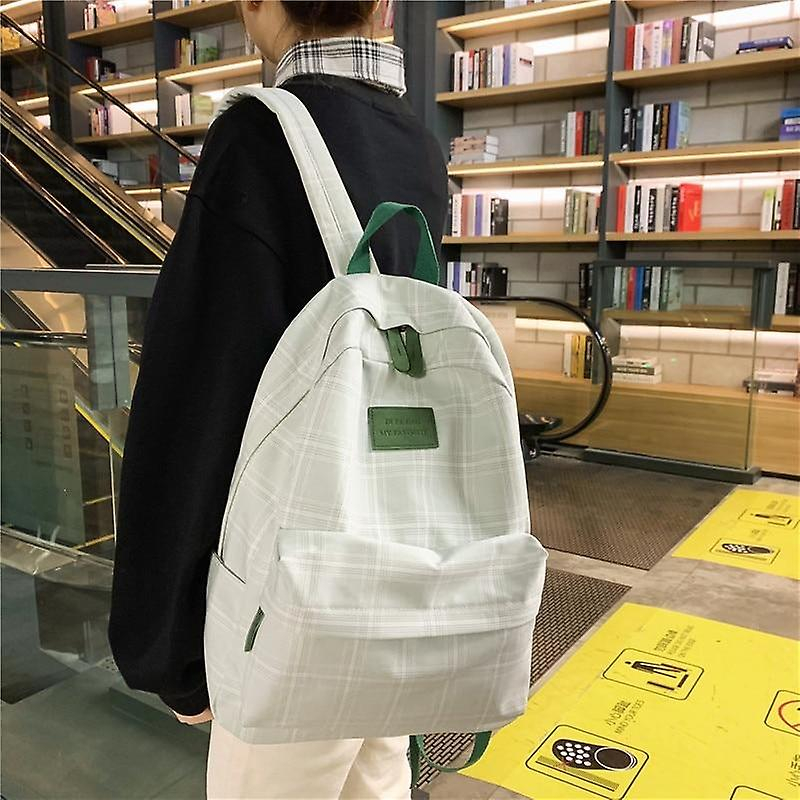 Foto 1 | Mochila Escolar Moderna Sanlin Beans, Casual Para Mujer, Gris - Venta Internacional.