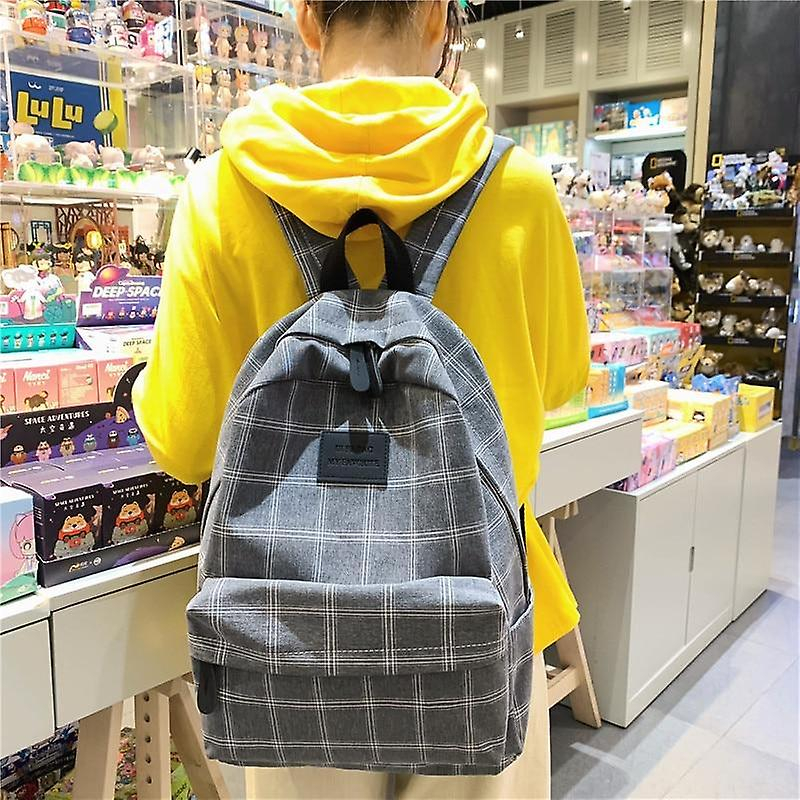 Foto 4 pulgar | Mochila Escolar Moderna Sanlin Beans, Casual Para Mujer, Gris - Venta Internacional.