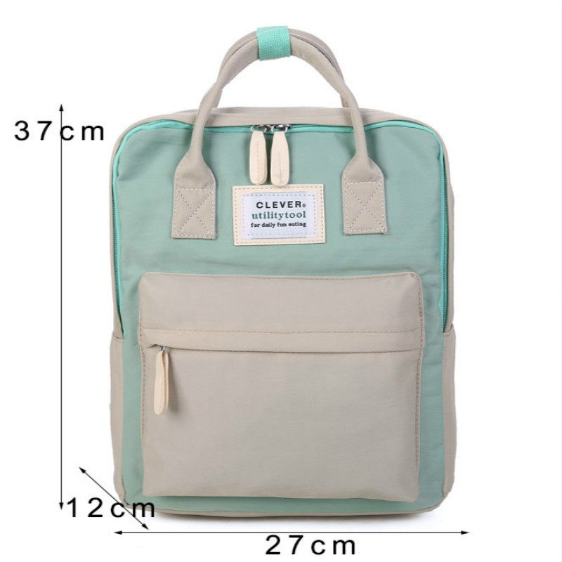 Foto 5 pulgar | Mochila Sanlin Beans Preppy Fashion Para Mujer Y Hombre Verde - Venta Internacional.