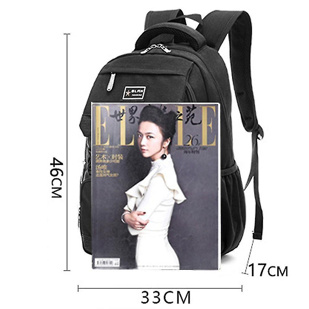 Foto 5 | Mochila Huoguo, Estilo Universitario, Casual, Viaje, Impermeable, Verde - Venta Internacional.