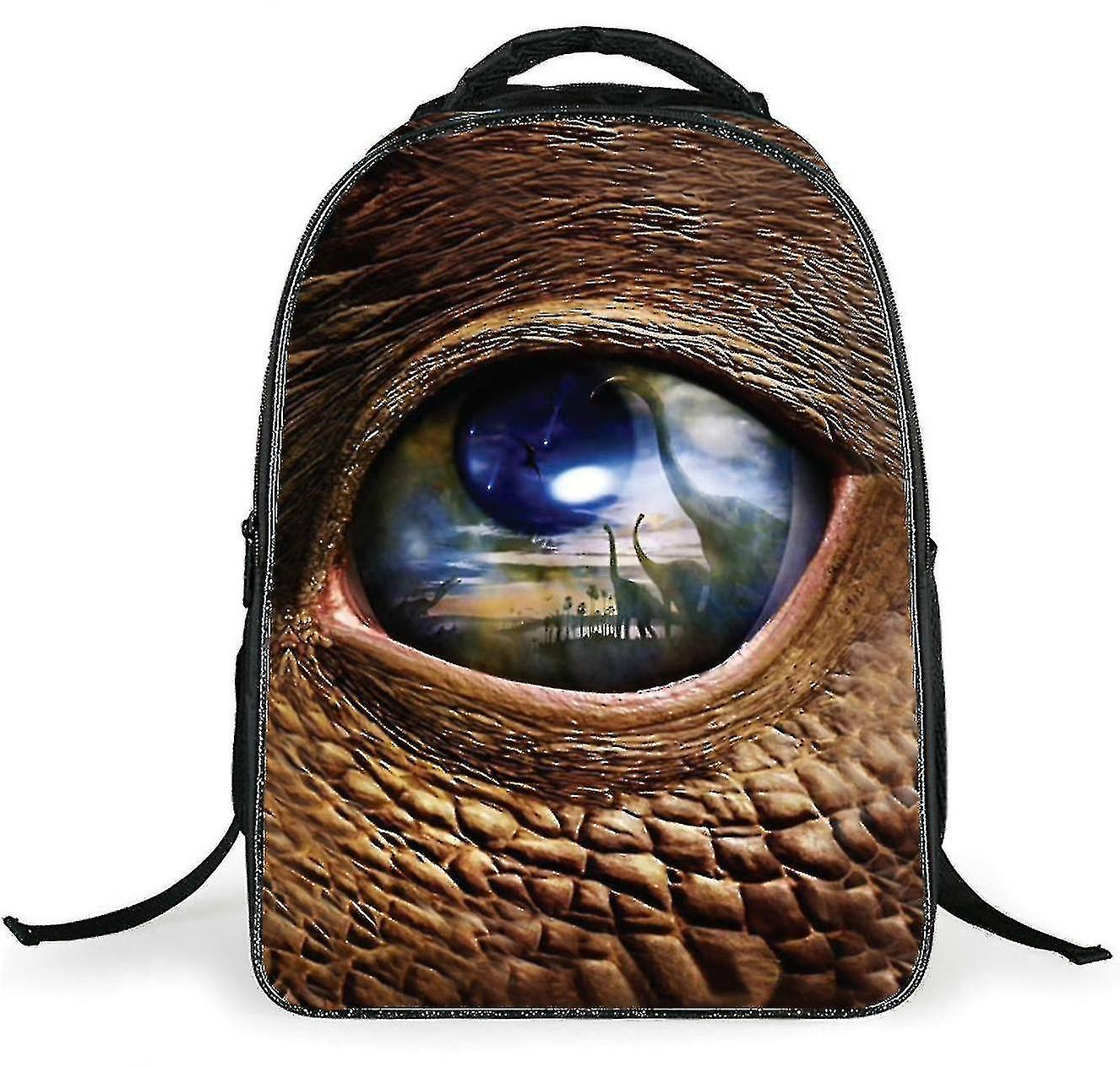 Foto 2 pulgar | Mochila Huoguo Dinosaur Big Eye School De Nailon, 36 X 30 X 13 Cm - Venta Internacional.