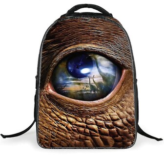 Foto 1 | Mochila Huoguo Dinosaur Big Eye School De Nailon, 36 X 30 X 13 Cm - Venta Internacional.
