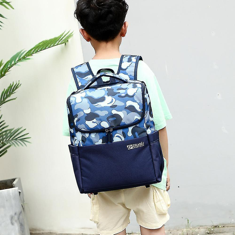 Foto 4 pulgar | Mochila Huoguo De Nailon Gris Ligera Para Niñas De 6 A 12 Años - Venta Internacional.
