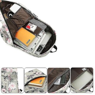 Foto 1 | Mochila Huoguo Negra Impermeable De Nylon De Gran Capacidad - Venta Internacional.