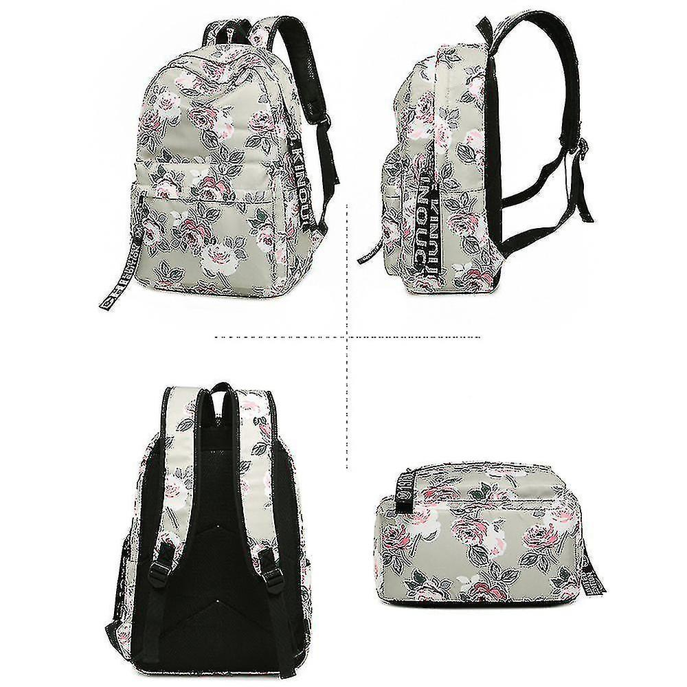 Foto 4 pulgar | Mochila Huoguo Negra Impermeable De Nylon De Gran Capacidad - Venta Internacional.