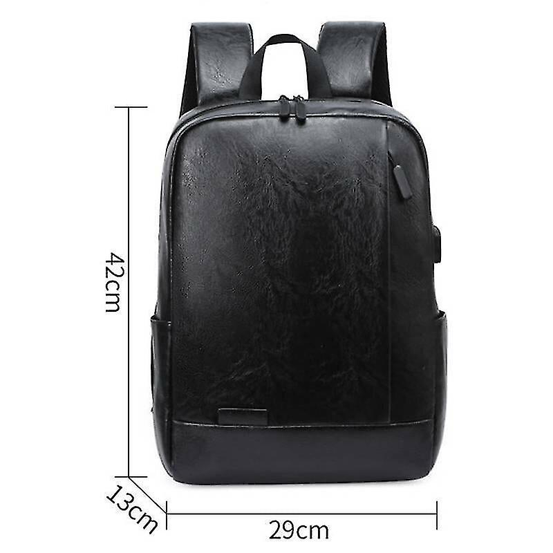 Foto 5 pulgar | Mochila Huoguo De Piel Sintética Con Carga Usb Para Hombres, Mujeres Y Niños - Venta Internacional.