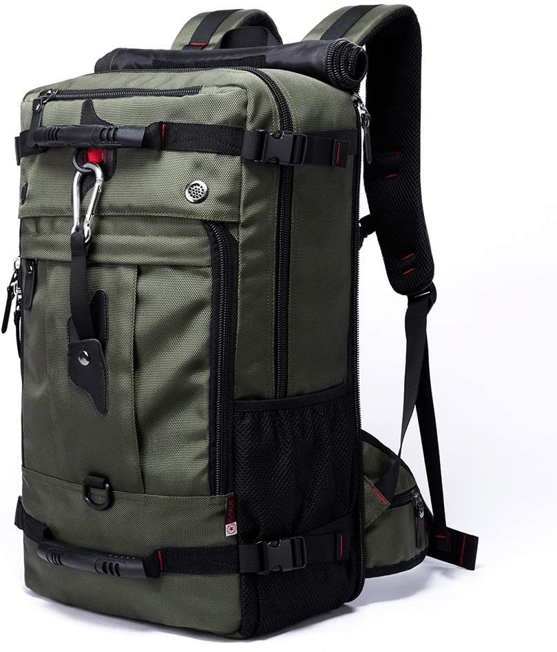 Mochila De Viaje Huoguo, Bolsa De Lona Convertible Duradera De 40 Litros, Gr. - Venta Internacional.