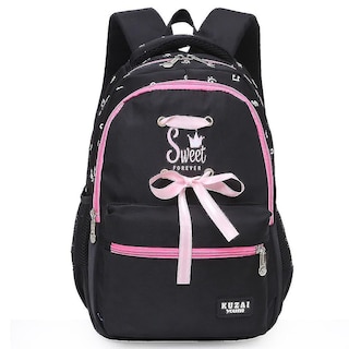 Foto 1 | Mochila Huoguo, Mochila Escolar Para Niña De Primaria, Negra - Venta Internacional.