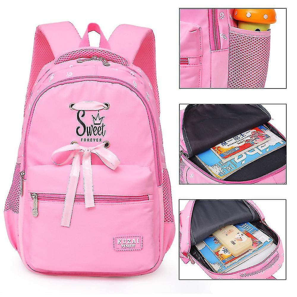 Foto 2 | Mochila Huoguo, Mochila Escolar Para Niña De Primaria, Negra - Venta Internacional.