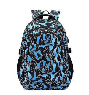 Foto 1 | Mochila Escolar Huoguo Zf1162, Bolsa Escolar De Viaje, Azul, 30 X 12 X 40 Cm, Con - Venta Internacional.