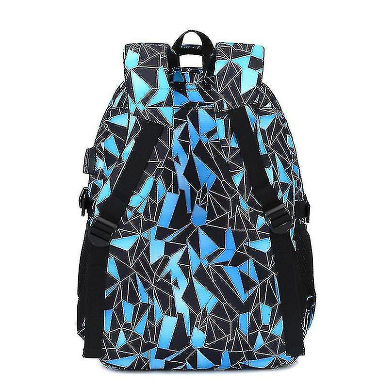 Foto 5 pulgar | Mochila Escolar Huoguo Zf1162, Bolsa Escolar De Viaje, Azul, 30 X 12 X 40 Cm, Con  - Venta Internacional.