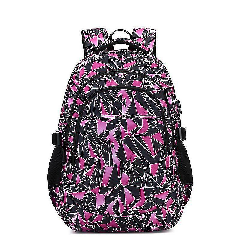 Foto 6 pulgar | Mochila Escolar Huoguo Zf1162, Bolsa Escolar De Viaje, Azul, 30 X 12 X 40 Cm, Con  - Venta Internacional.