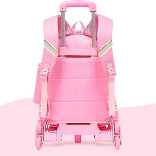 Foto 2 | Mochila Escolar Impermeable Huoguo Trolley Para Niños - Venta Internacional.