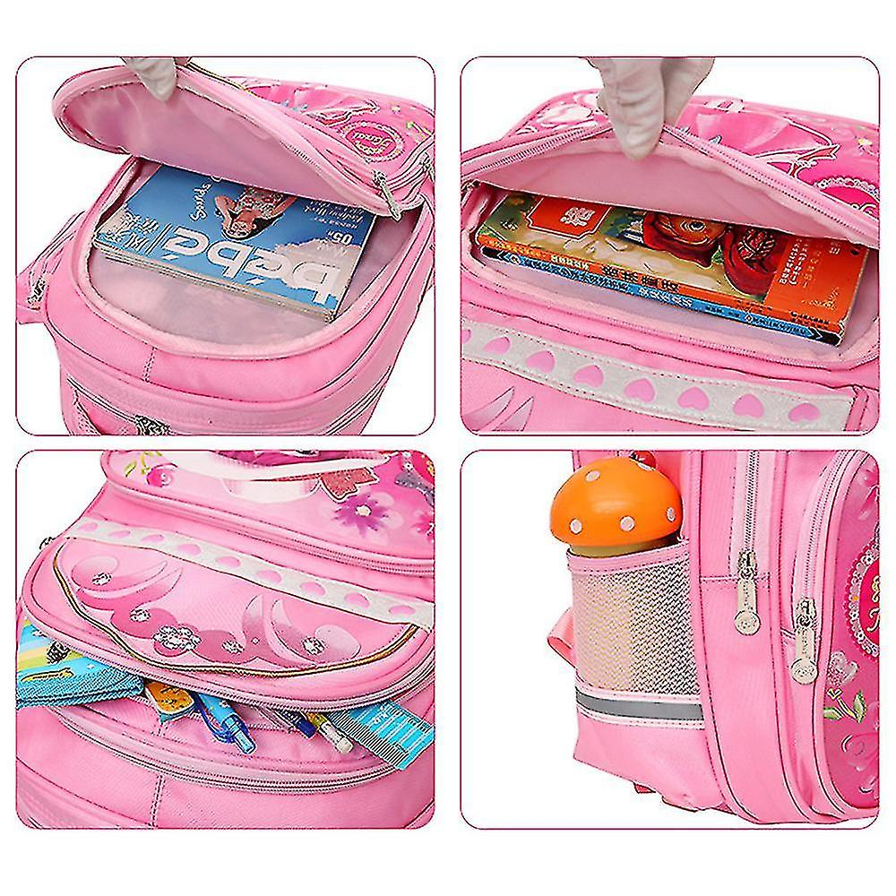 Foto 4 pulgar | Mochila Escolar Impermeable Huoguo Trolley Para Niños - Venta Internacional.