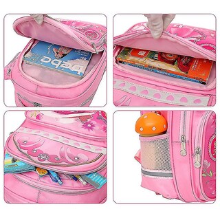 Foto 3 | Mochila Escolar Impermeable Huoguo Trolley Para Niños - Venta Internacional.