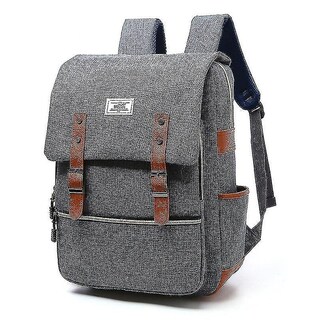 Foto 1 | Mochila Huoguo Para Mujer, Casual, Deportiva Coreana, Viajes, Gris, 30 Unidades - Venta Internacional.
